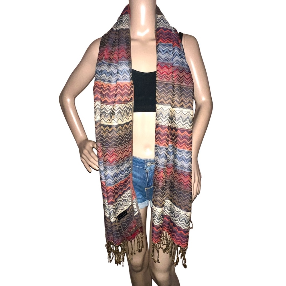 Thick Multicolored Scarf - image 2